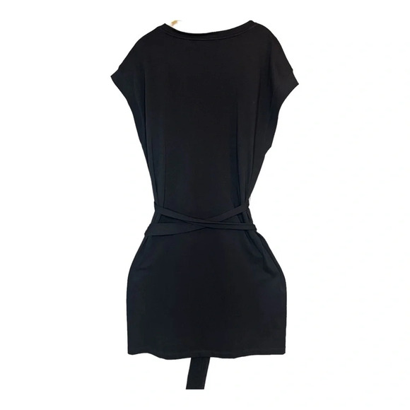 Vince Plus Size Tie Waist Cotton Dress in Black  Sz: 3X - Picture 8 of 10